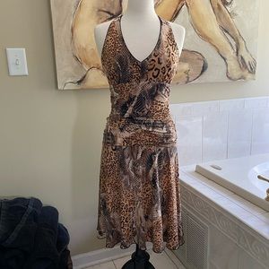 Joseph Ribkoff Shirred Knit Dress with Sparkle!